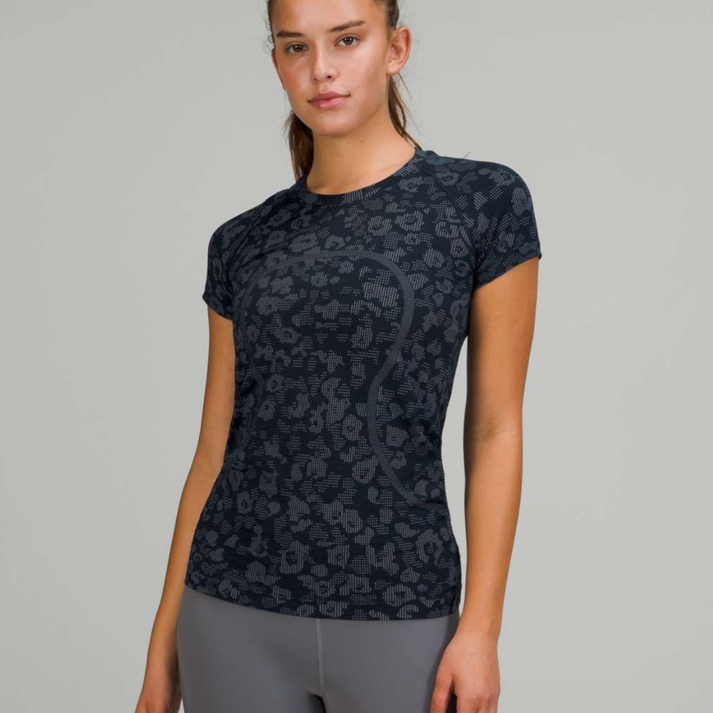 Lululemon Leopard Print Swiftly Tech